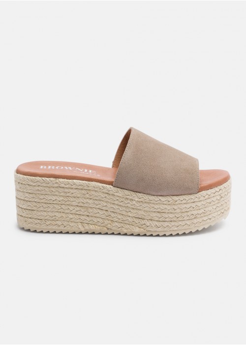 Cord sole wedge