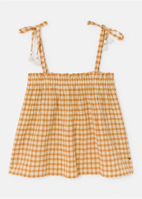 Maison checked top