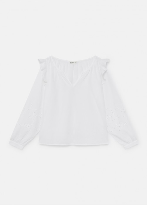 Monica ruffle blouse