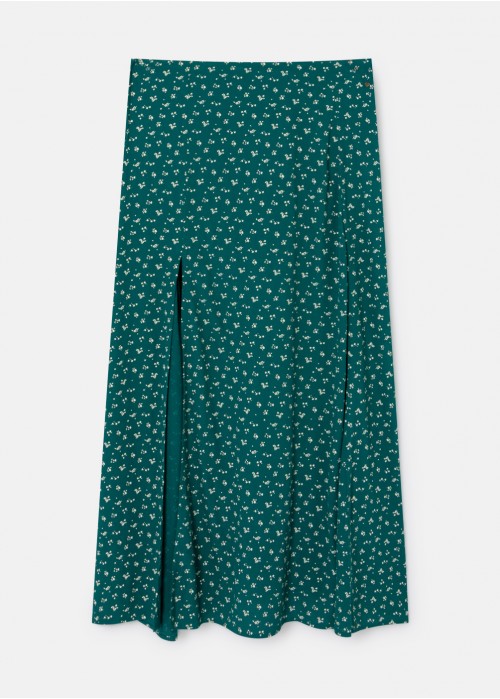 Marga floral side opening skirt