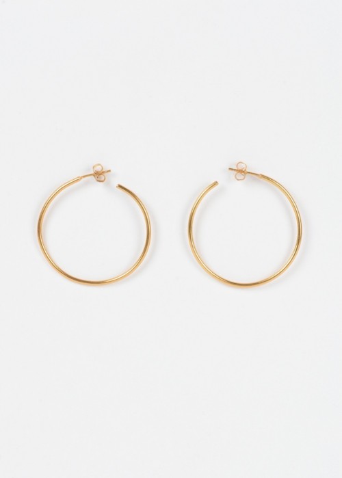 Medium hoop earrings