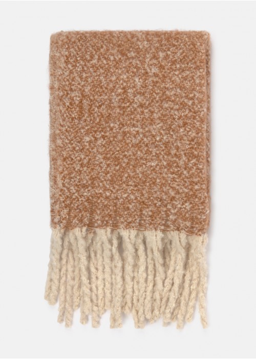 Marl knit scarf