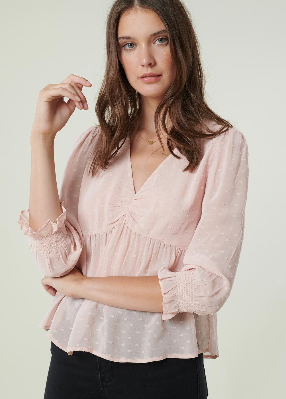 blusas volantes