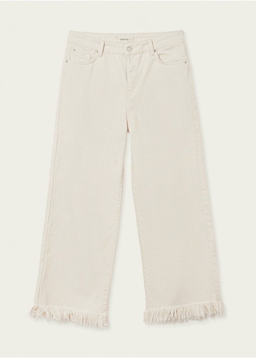 Pantalon shasha culotte bajo desflecado