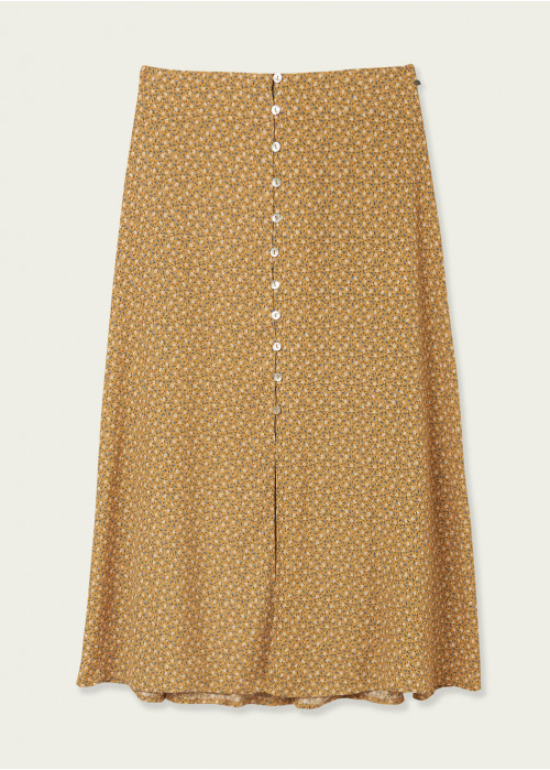 Falda macarena midi estampada
