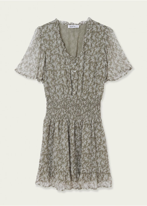 Vestido villa gomas estampado