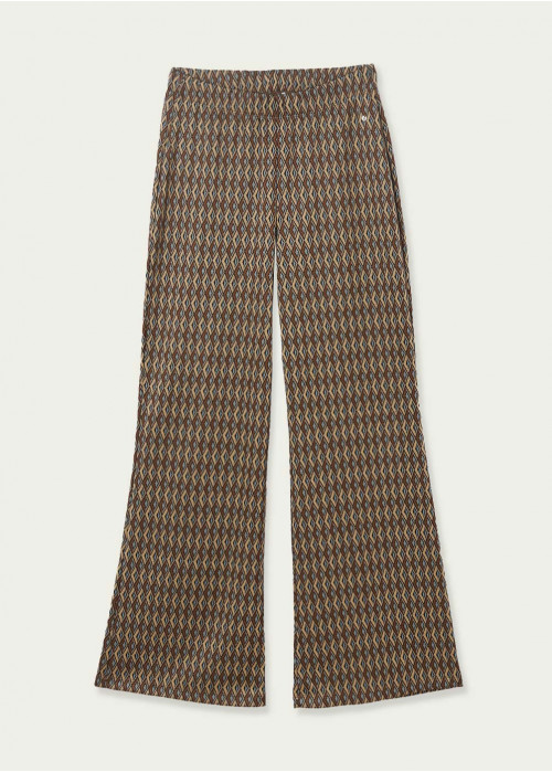 Pantalons mer rectes jacquard