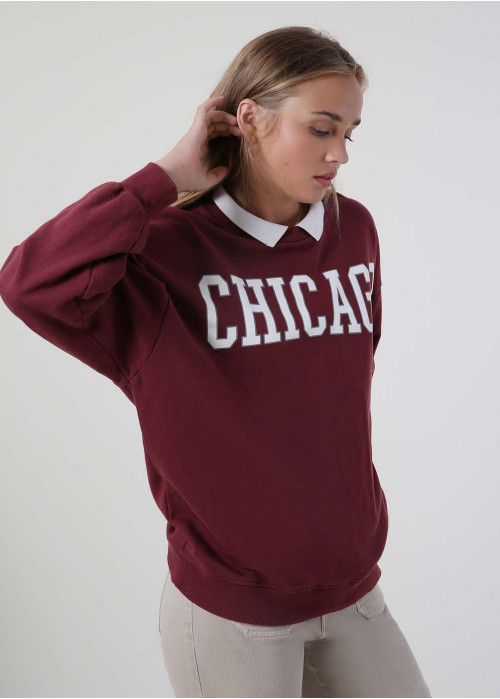 Dessuadora chicago amb coll