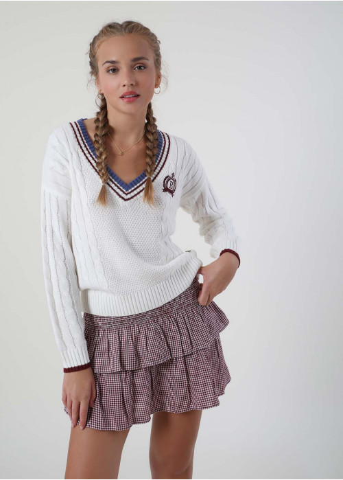 Falda giulia cuadro vichy