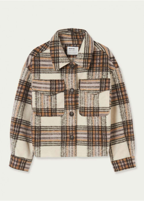 Sobrecamisa hannah cropped quadres