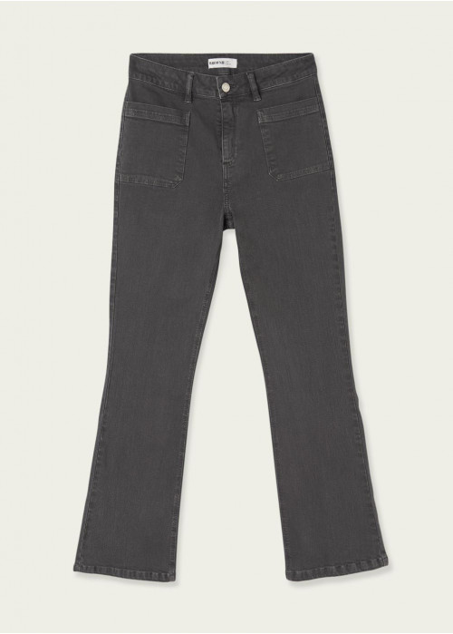 Pantalons venecia rectes butxaques davant