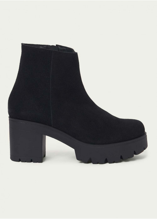 Botin tacon cremallera