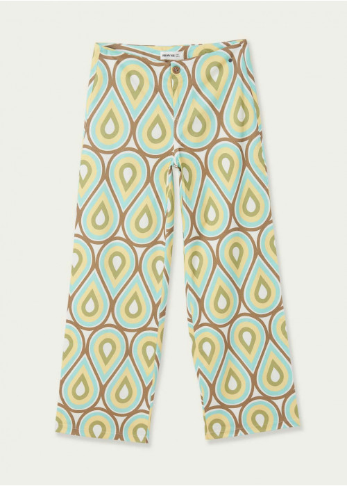Pantalons boston estampat vintage