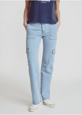 JEANS RECTO CARGO