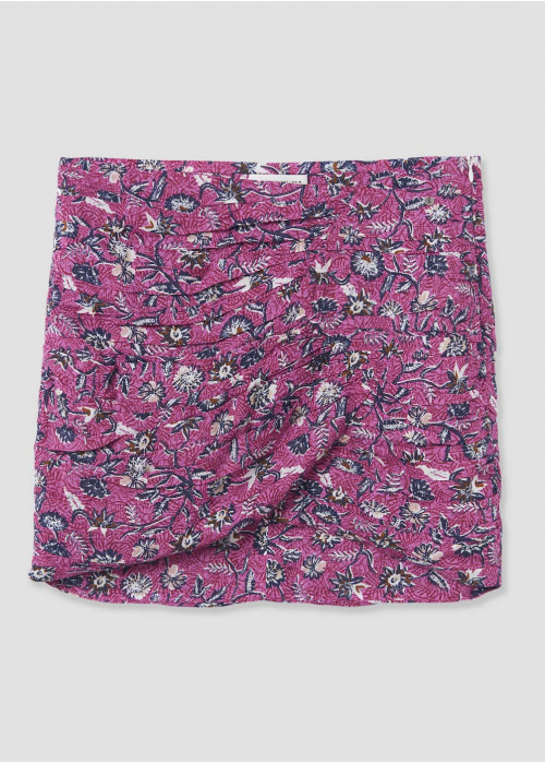 Faldilla drapada estampada