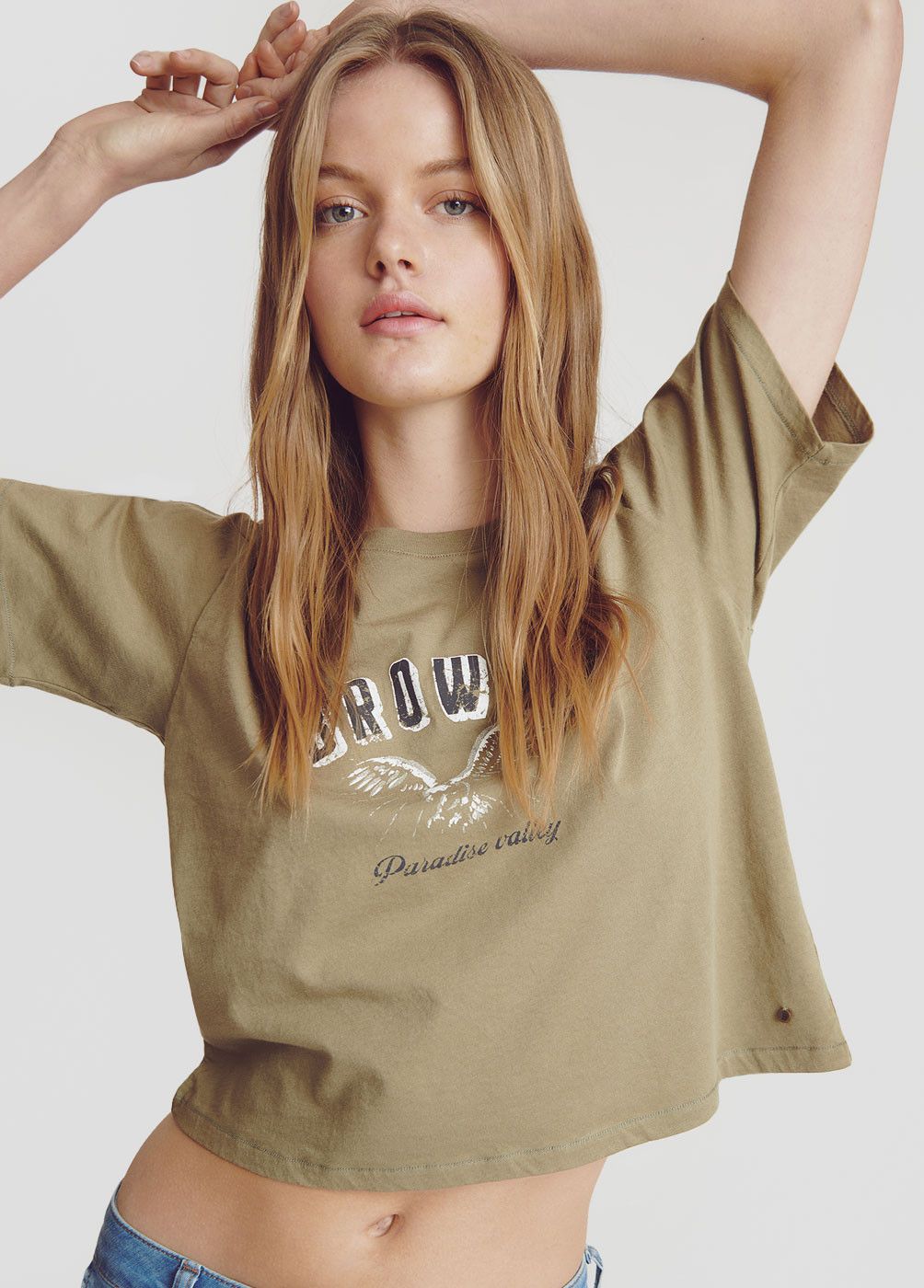 CAMISETA PRINT AGUILA BROWNIE