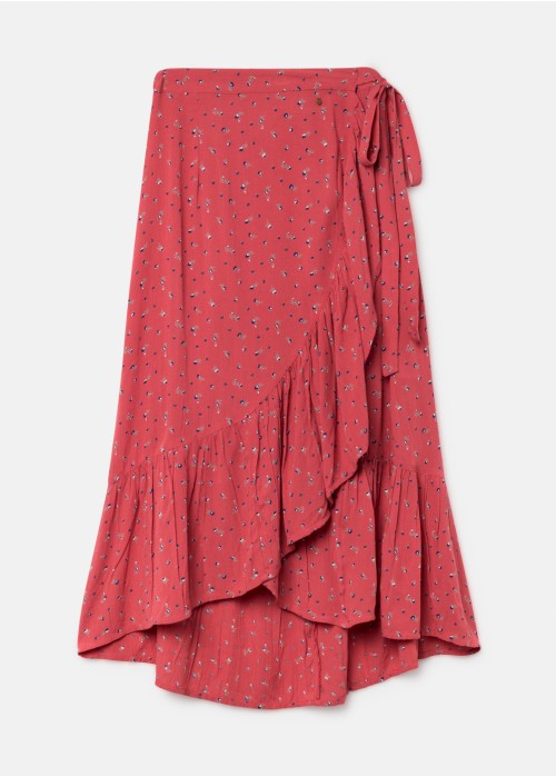 Falda larga anni estampada
