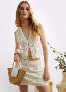 FALDA CROCHET