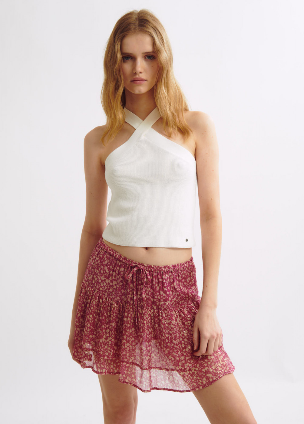 FALDILLA BEINES ESTAMPADA