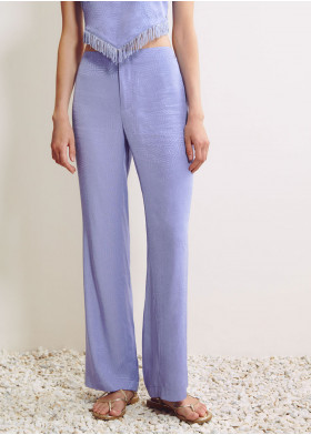 PANTALON JACQUARD SATINADO
