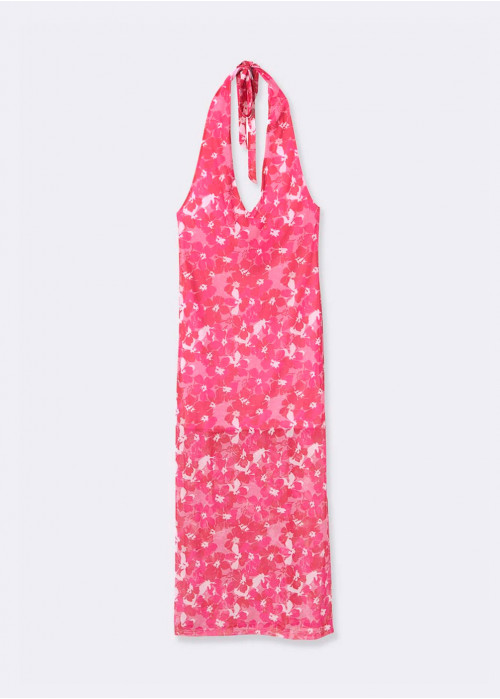 VESTIT HÀLTER ESTAMPAT FLOR TUL