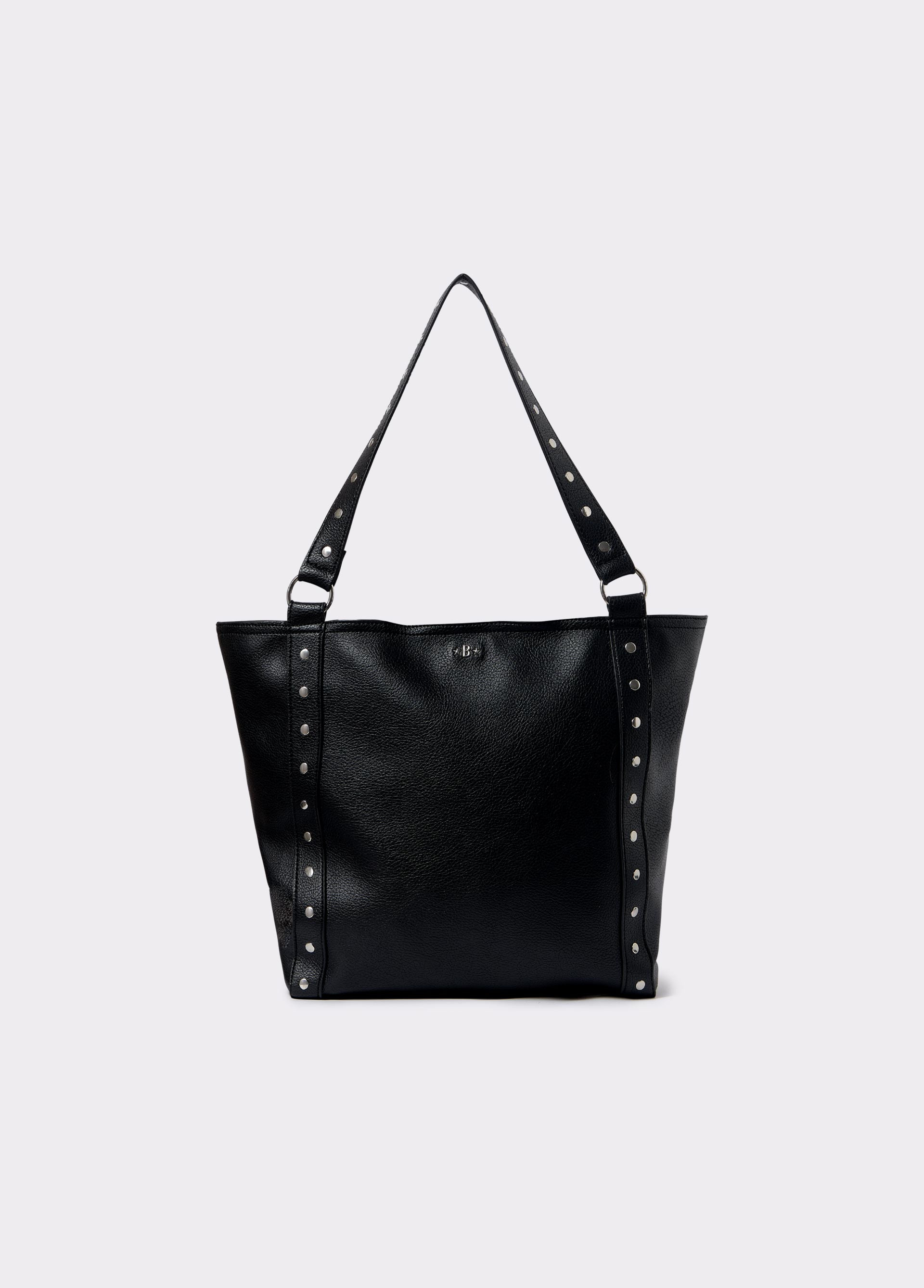 Shopper negro tachas BROWNIE
