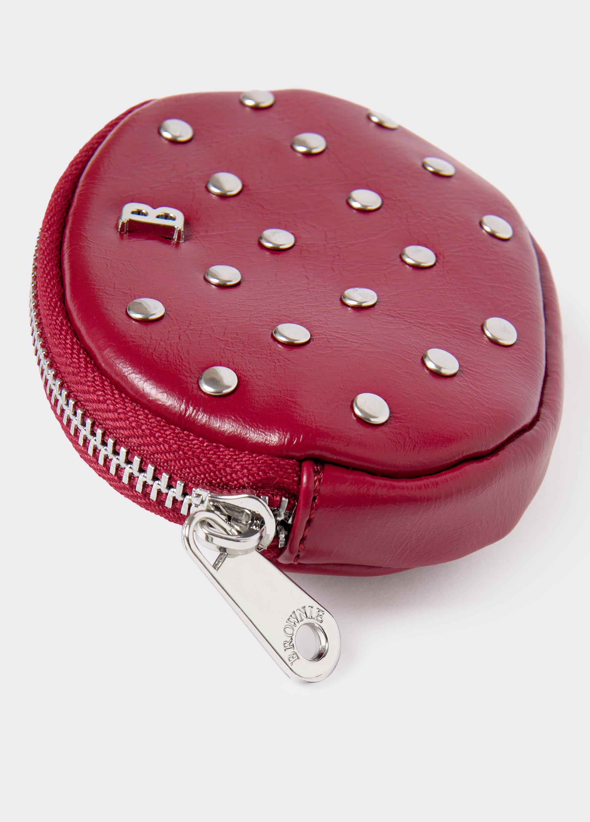 Monedero redondo tachas BROWNIE
