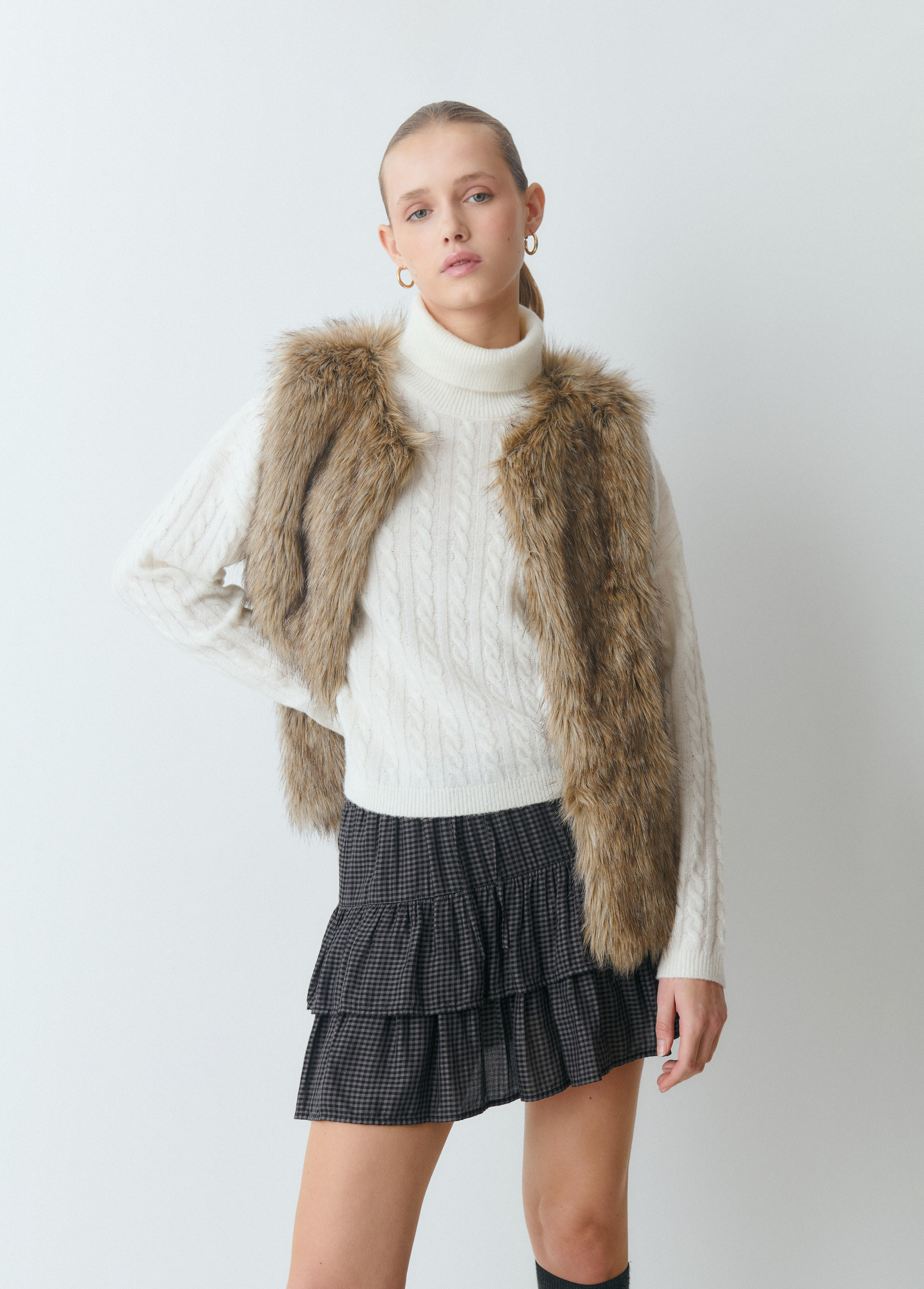 Chalecos de pelo online shop