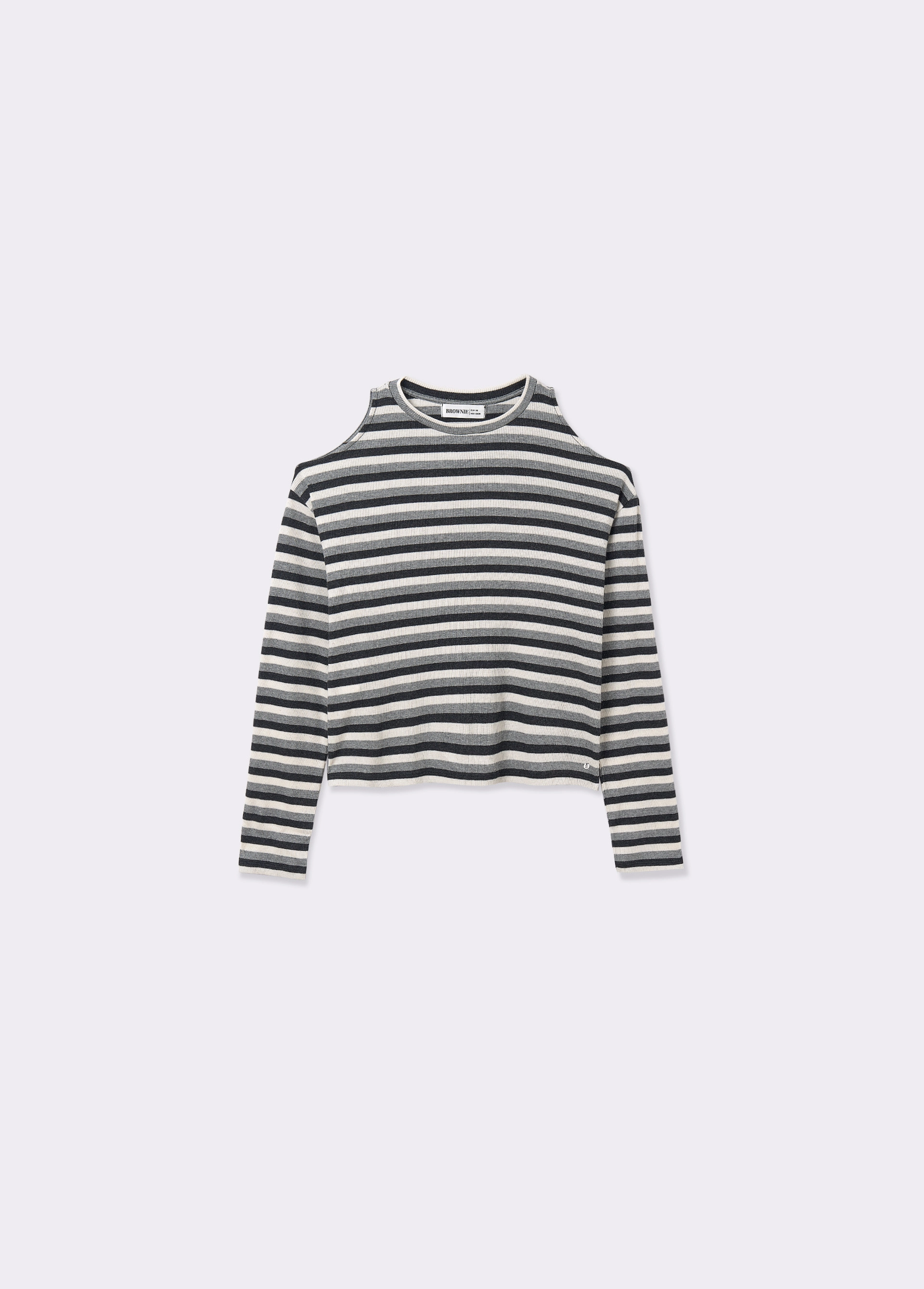 Striped T-shirt with...