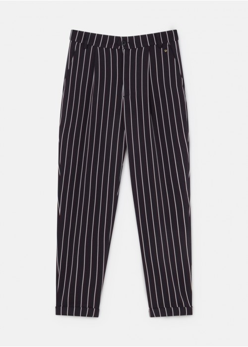 Pantalon rai pinzas raya multi