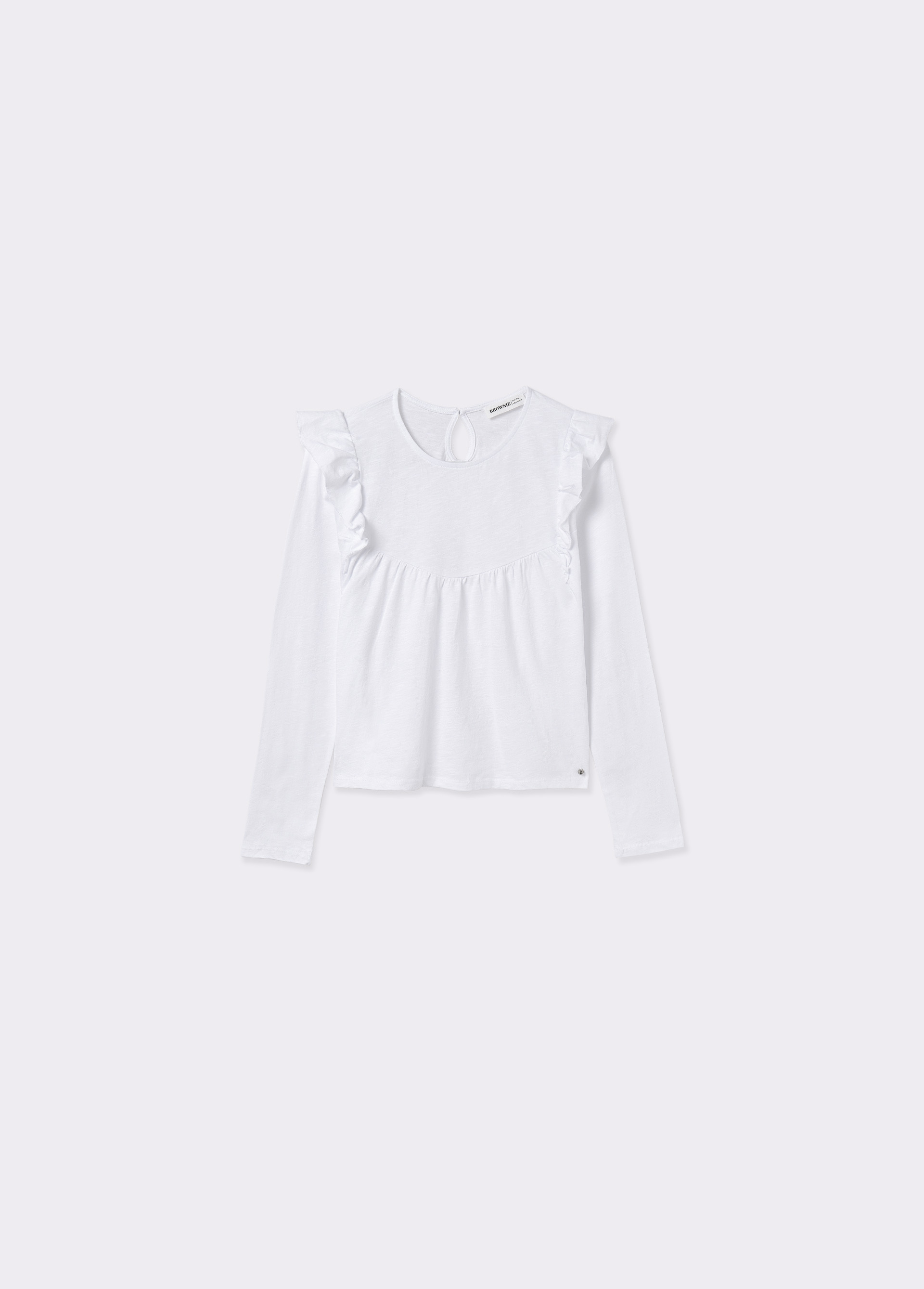 T-shirt coton volants