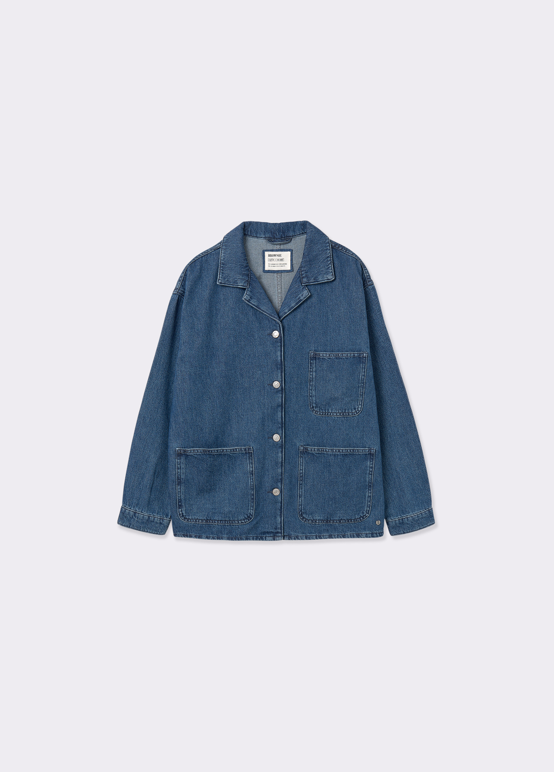 Veste jean oversize