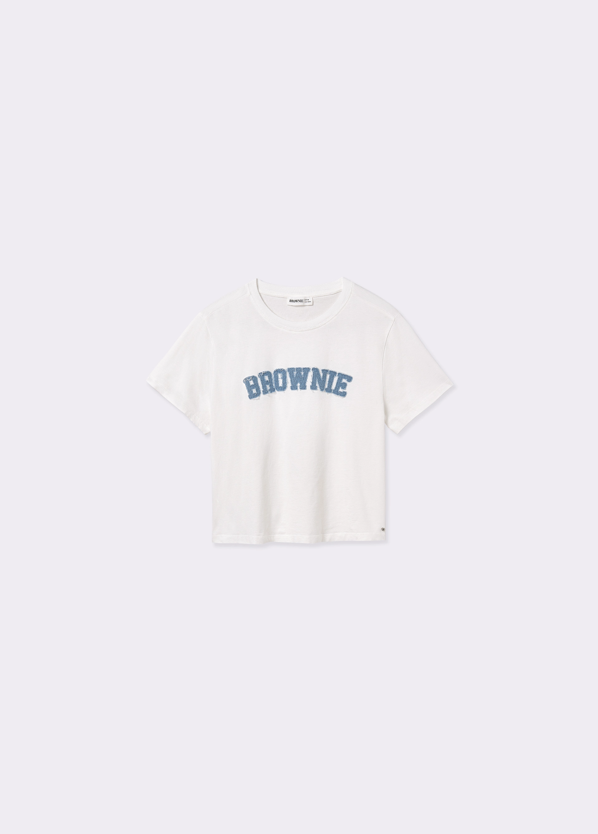 Camiseta parche denim