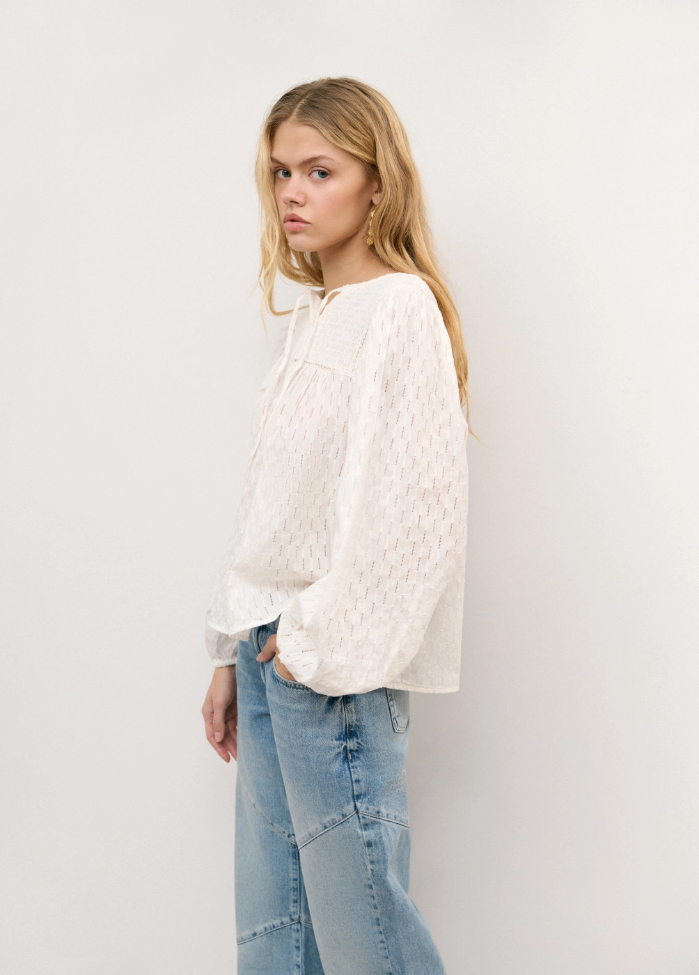 Blusa volume texture