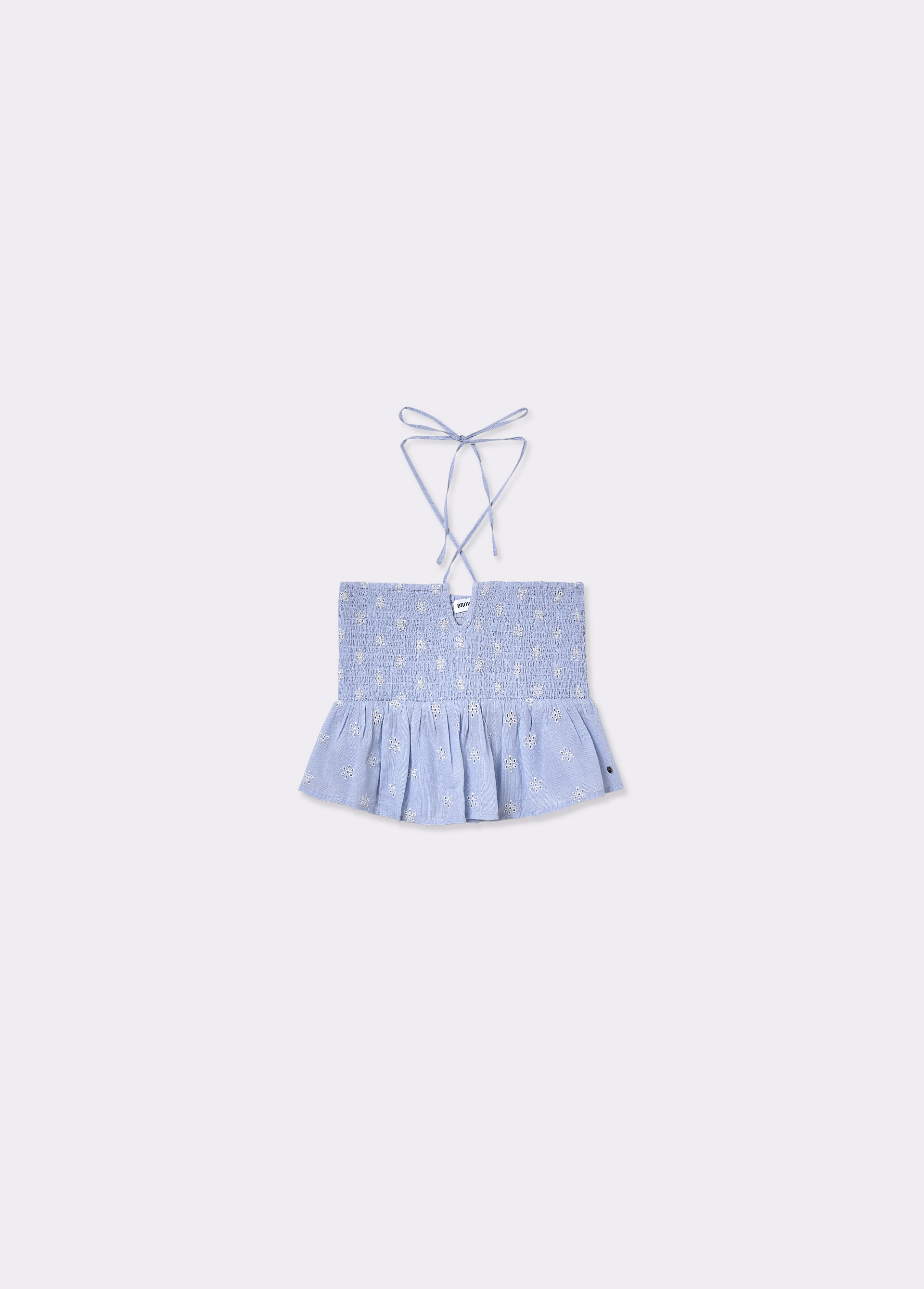 Striped smock top