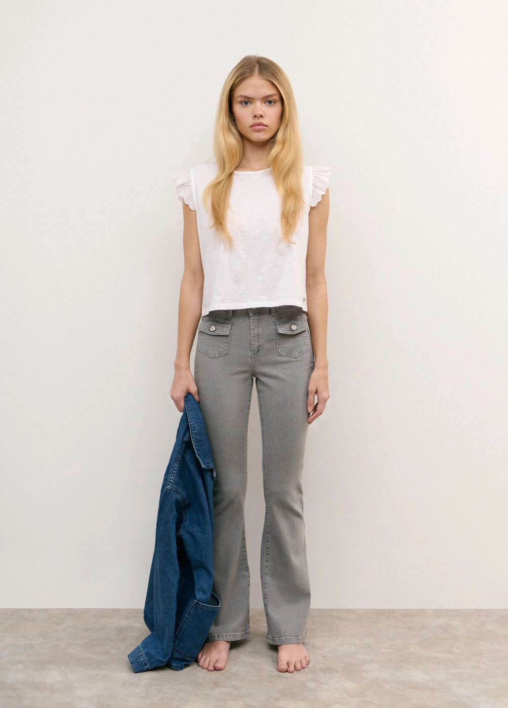 Jeans bolsillos frontales