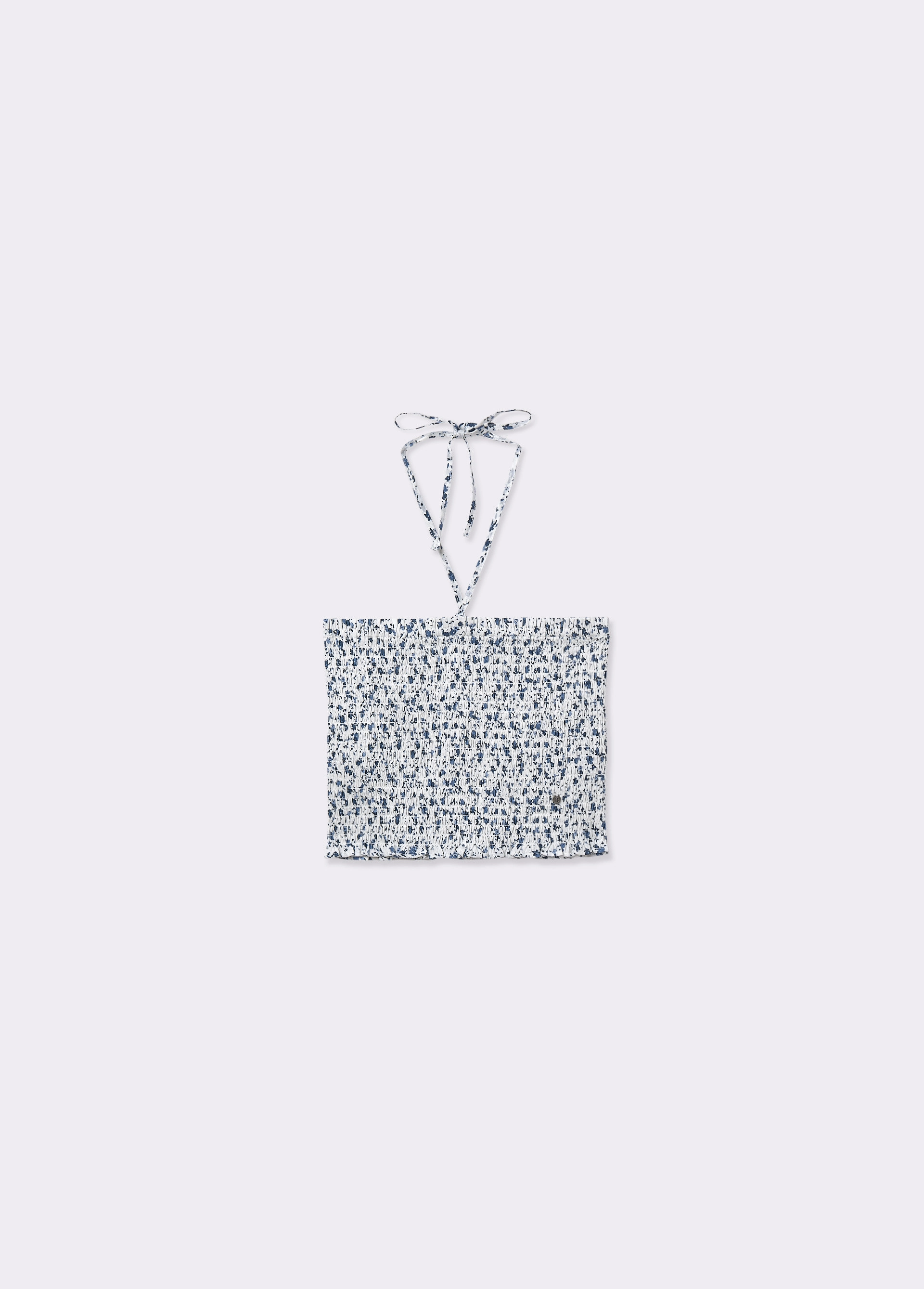 Top gomes estampat flor