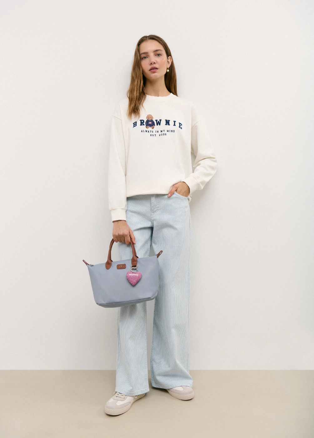 Mini crossbody shopper bag