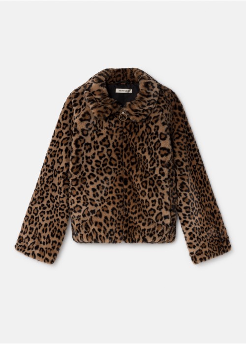 Chaqueta leo peluche