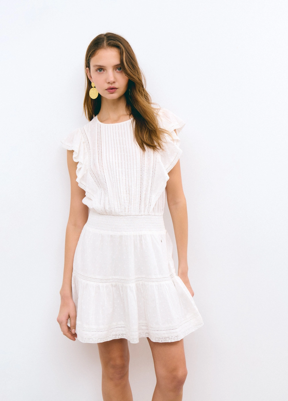 Vestido smock cintura