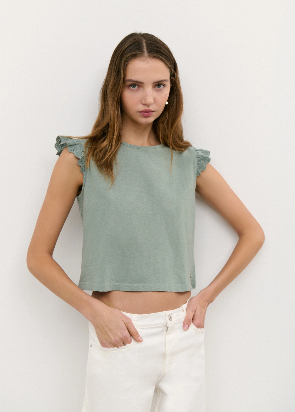 T-shirt ruche zwitsers...