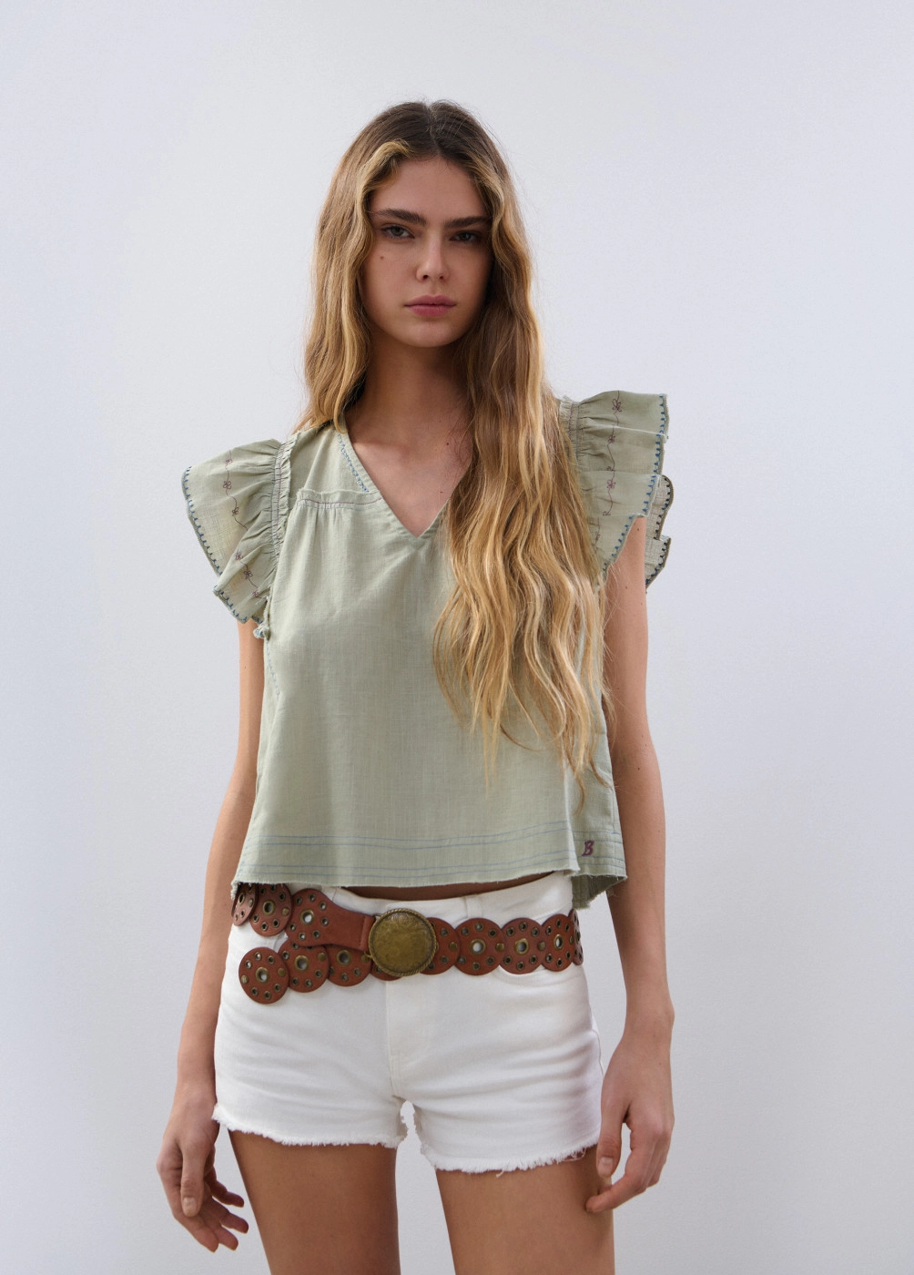 Blouse broderies