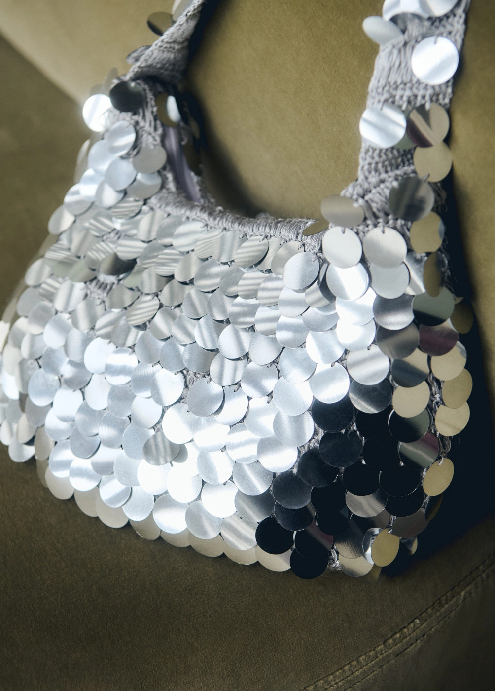 Bolso crochet espejos