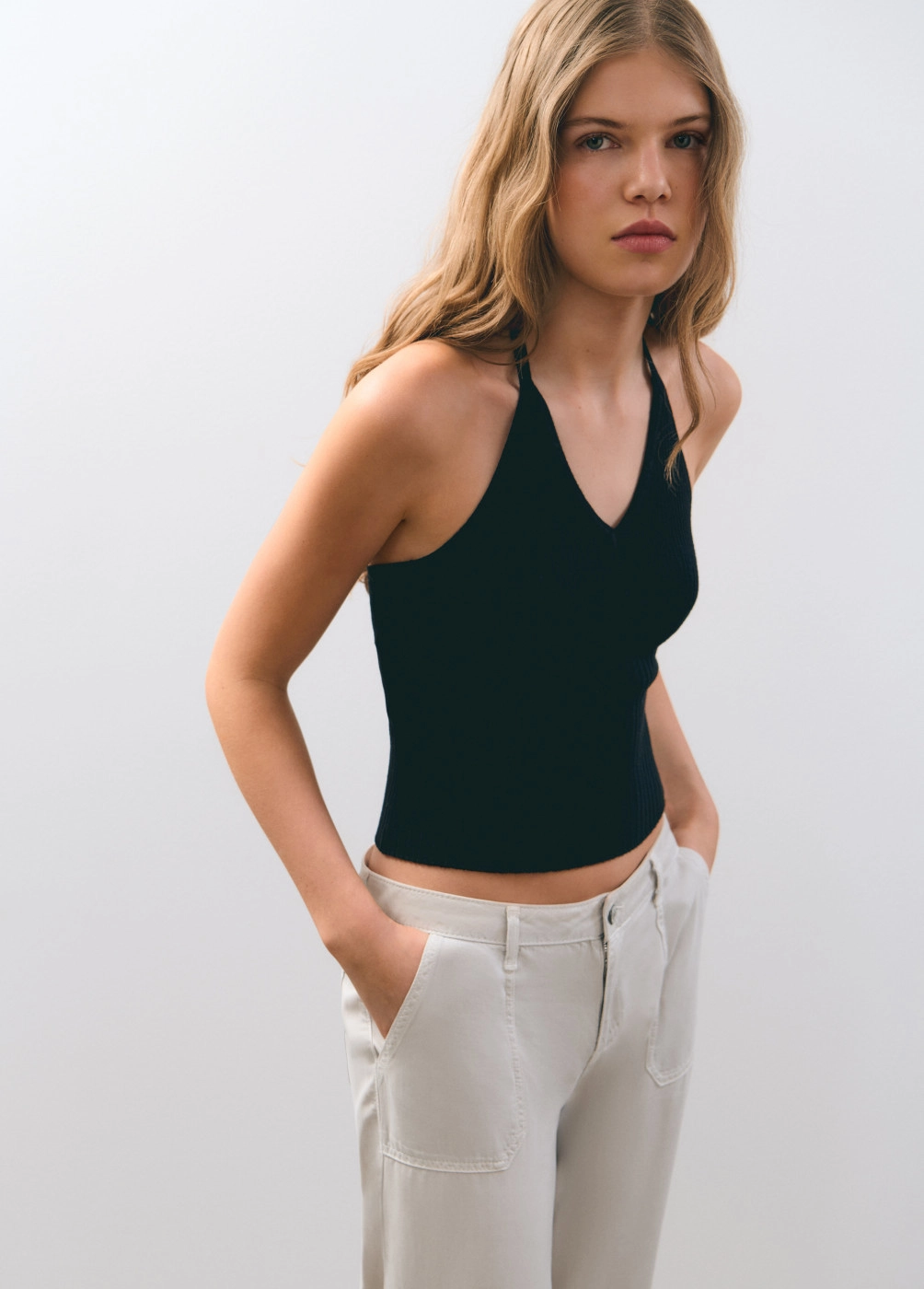 Top basico halter