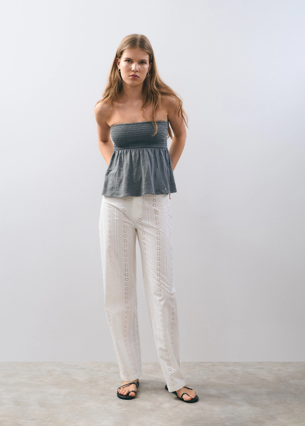 Poitrine à smock bandeau