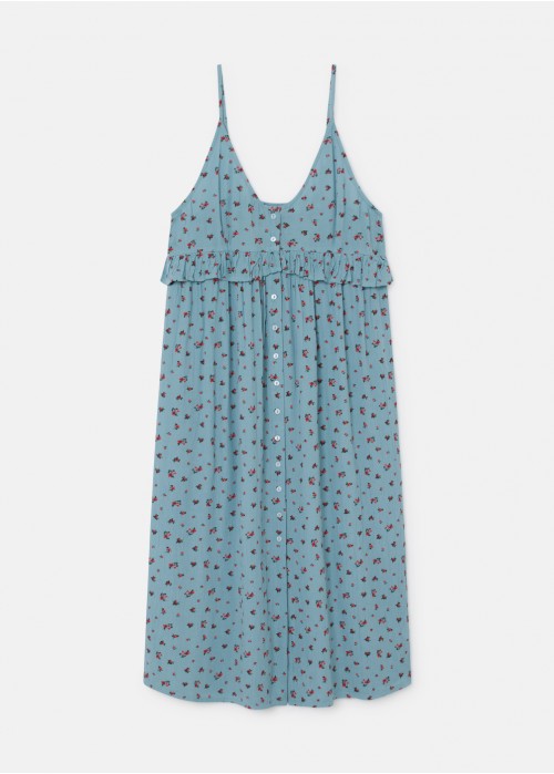 Vestido creta estampado flores