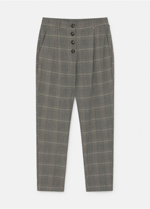Pantalon ric botones cuadro gales