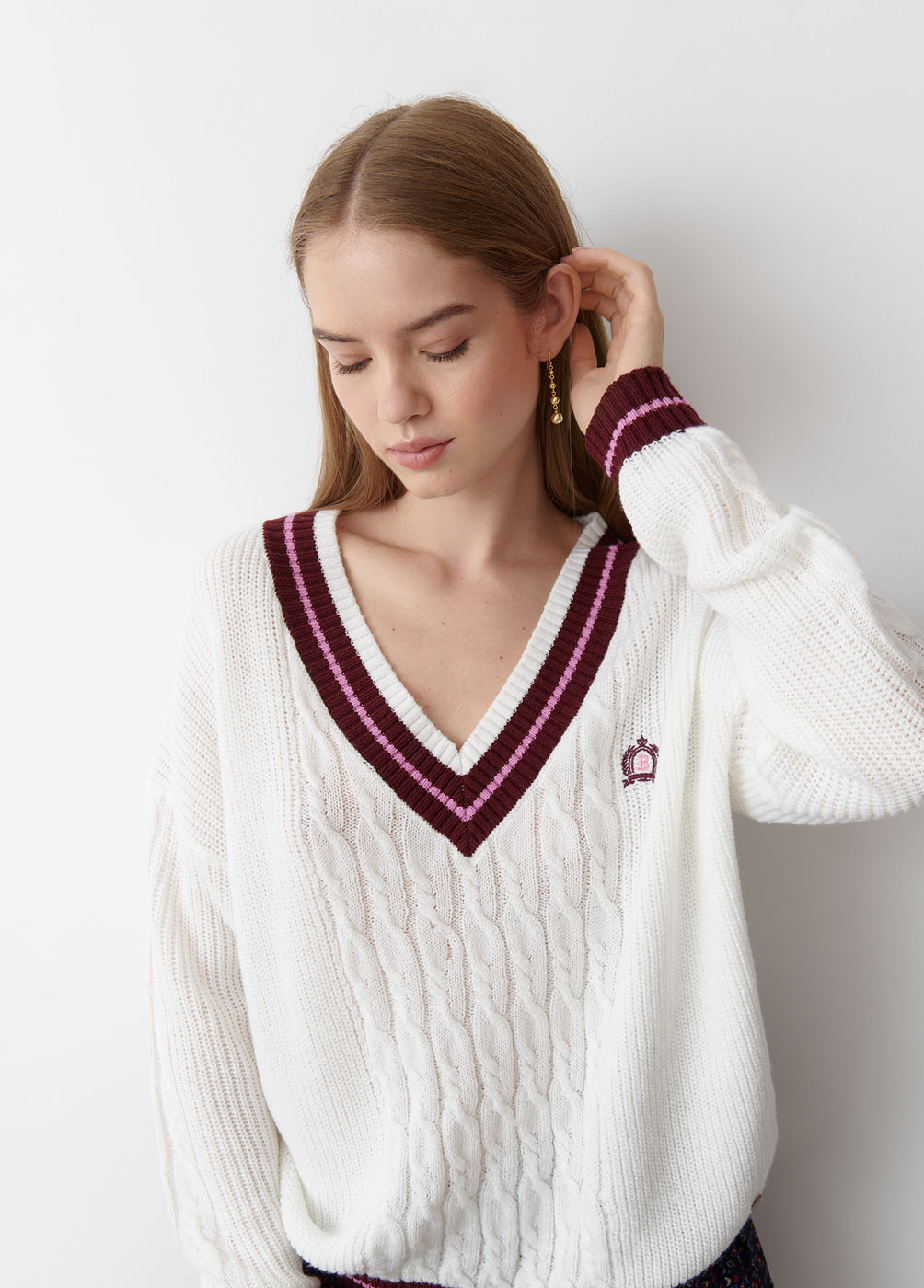 MAGLIONE SCOLLO A V STEMMA