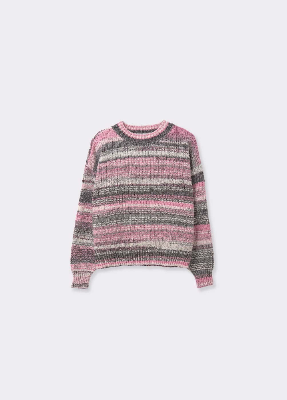 MAGLIONE SPACE DYED BOUCLÉ