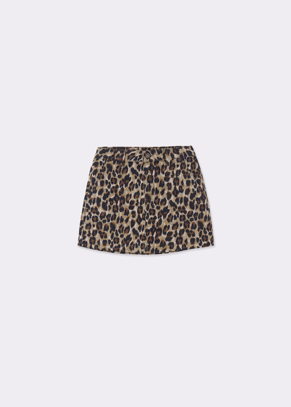 Gonna con stampa leopardata BROWNIE